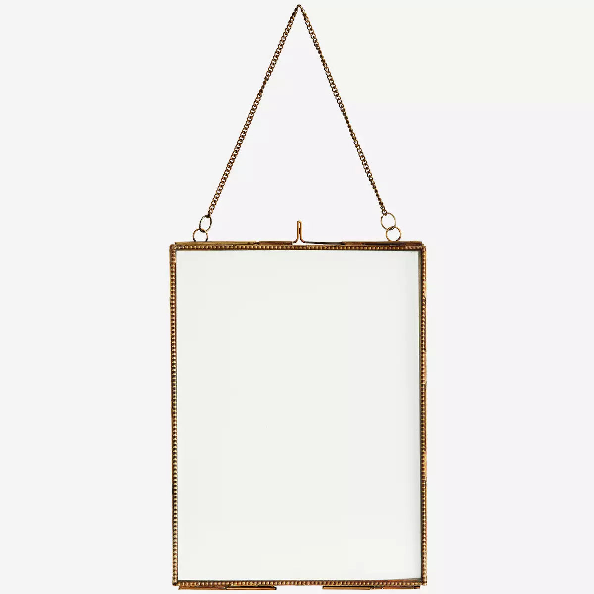 HANGING PHOTO FRAME W/ ENGRAVED BORDERS